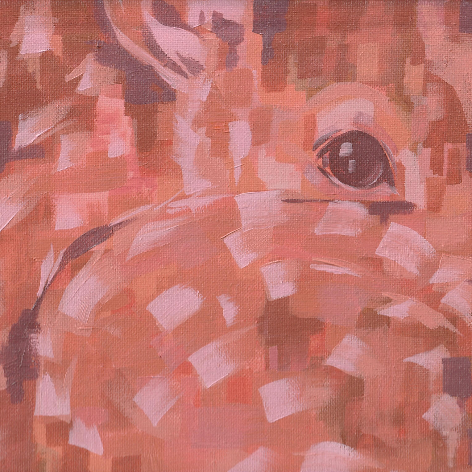 Fawn (2025) -Acrylic on canvas - 10x10”